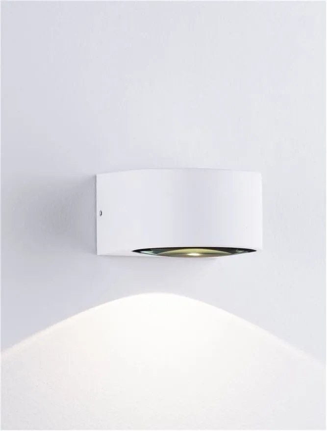 Aplica LED iluminat exterior ambiental IP54 OPERA alb