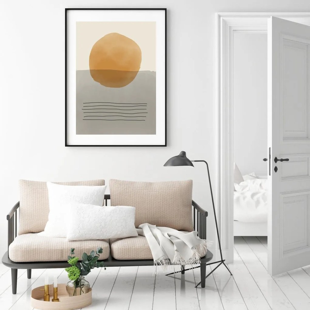 Poster - Abstracție pictată (A4)