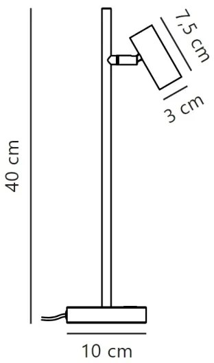 Lampă LED dimabilă de masă Nordlux OMARI LED/3,2W/230V alb
