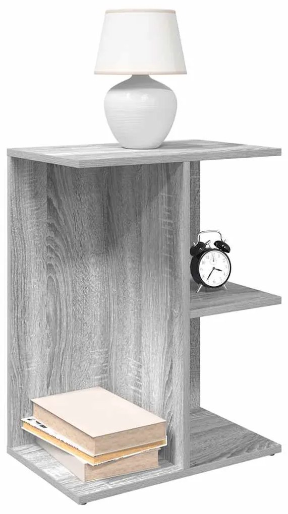 vidaXL Noptiera gri Sonoma 46,5x29x61 cm lemn prelucrat