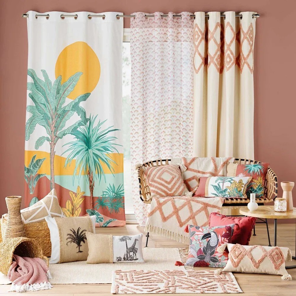 Pernă decorativă din amestec de iută 45x45 cm Rico – douceur d'intérieur