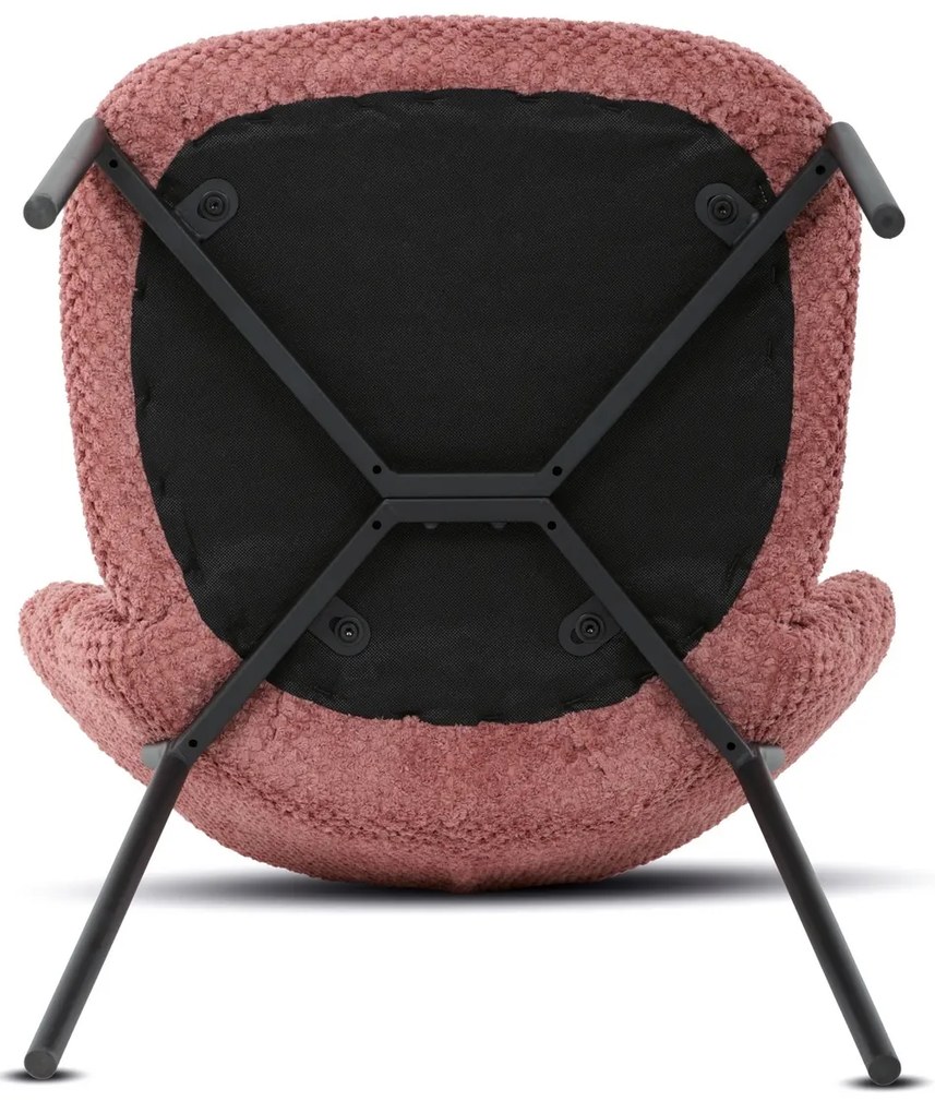 Set de scaune de sufragerie Bouclé CT-W1077 PINK2,4 buc