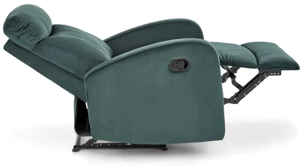 Fotoliu recliner Wonder velvet verde H98 cm