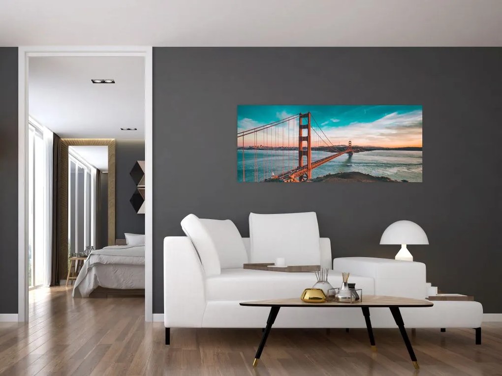 Tablou - Golden Gate, San Francisco (120x50 cm)