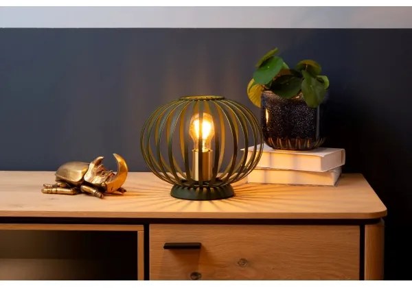 Lampă de masă Lucide 78574/25/33 MANUELA 1xE27/40W/230V verde