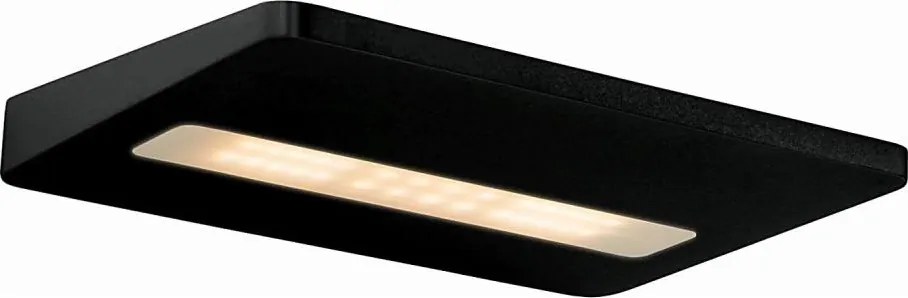 Lucide 17207/08/30 - Aplică de perete BORO LED/8W/230V neagră