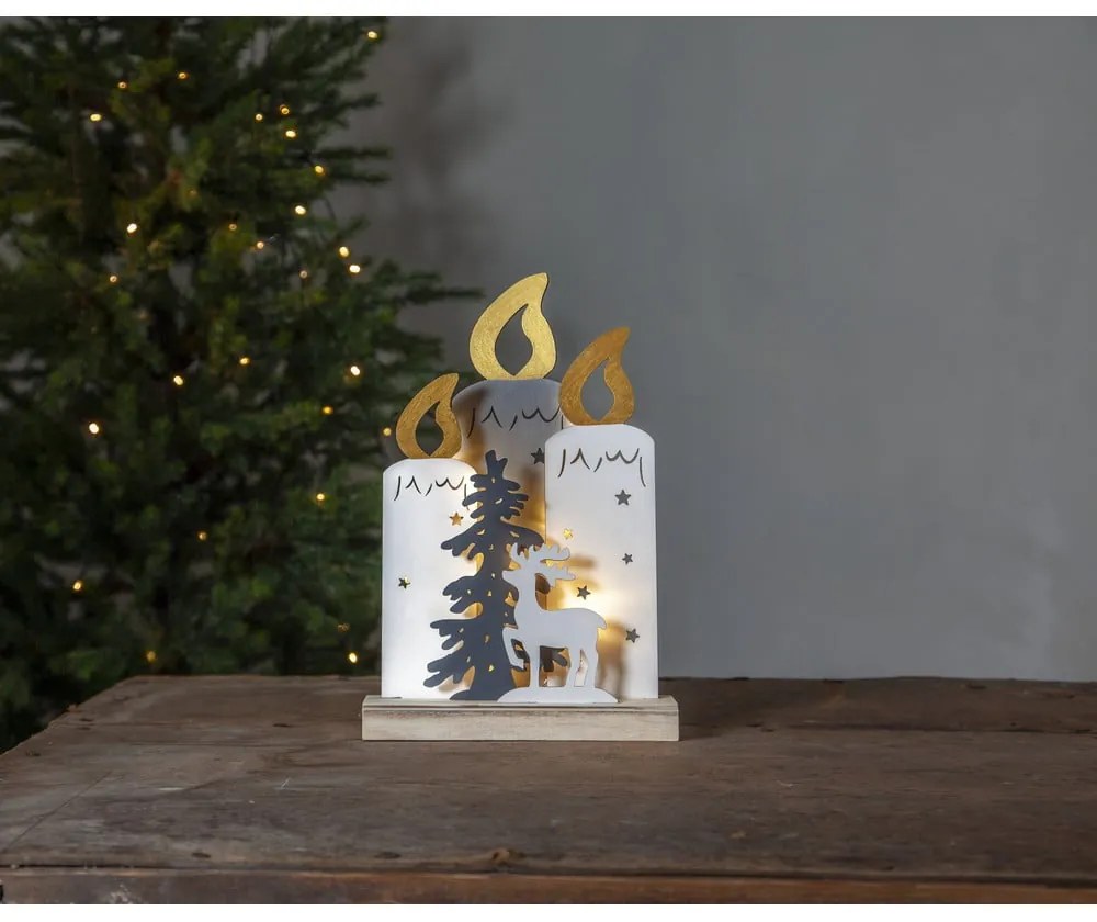 Decorațiune luminoasă albă de Crăciun Fauna – Star Trading