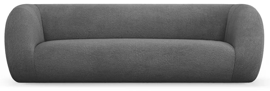 Canapea gri cu tapițerie din stofă bouclé 230 cm Essen – Cosmopolitan Design