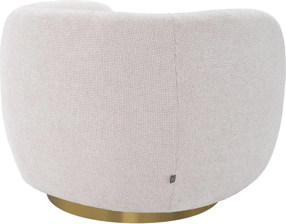 Fotoliu pivotant design elegant Roxy, lyssa off-white 115348 HZ