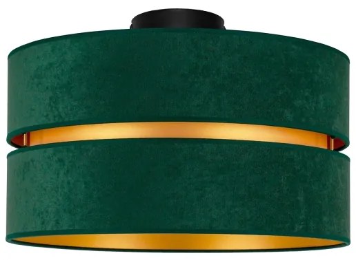 Plafonieră Duolla DUO 1xE27/40W/230V d. 40 cm verde/auriu