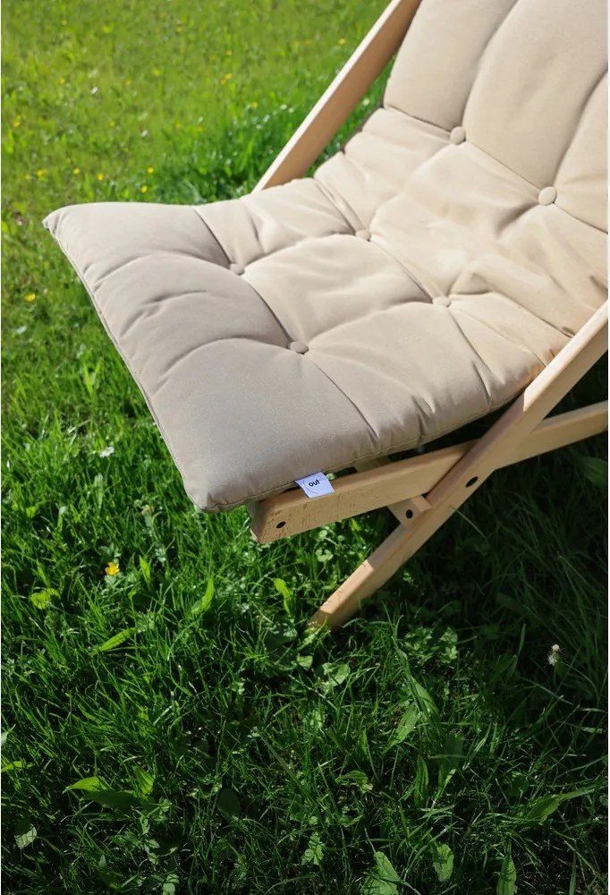 Fotoliu pliabil Karup Design Boogie Raw/Brown