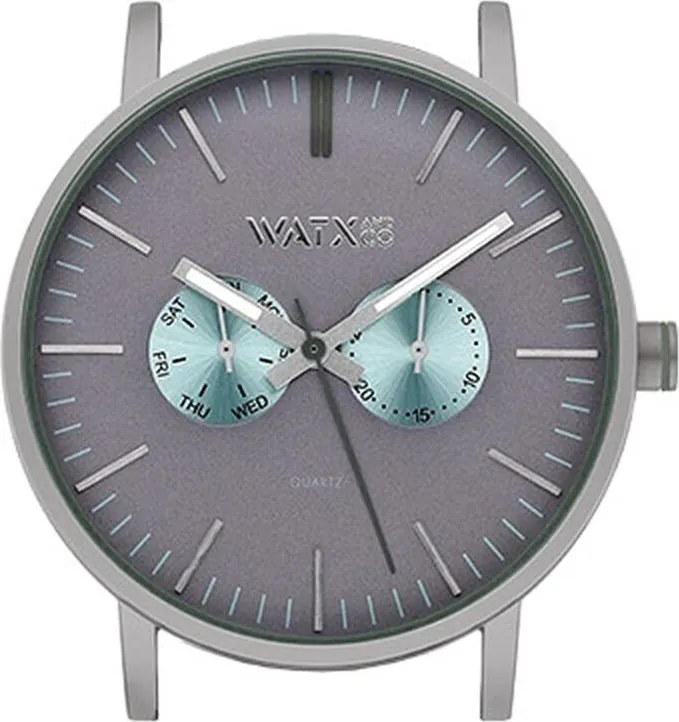 Ceas Unisex Watx & Colors WXCA2734 Gri Argintiu (Ø 44 mm)