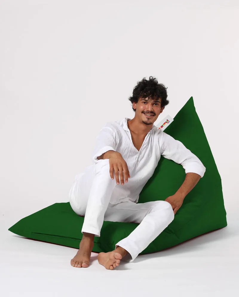 Fotoliu puf pentru grădină Pyramid Big Bed Pouf - Green