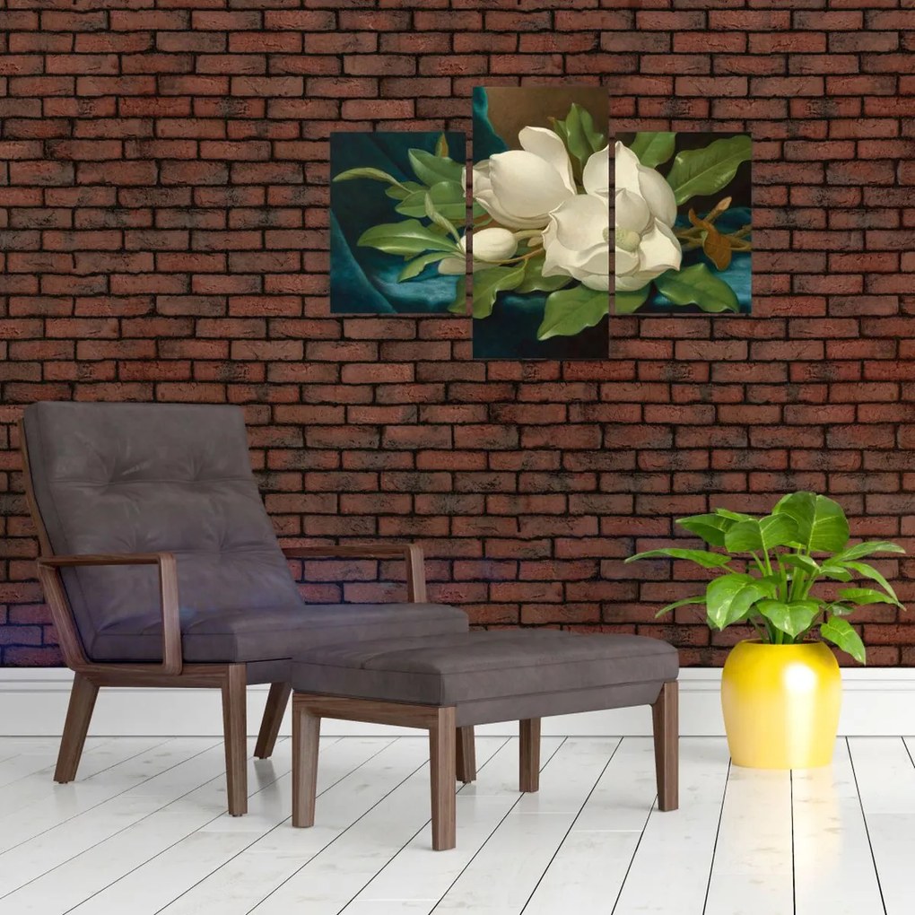 Tablou - Martin Johnson Heade, Giant Magnolias on a Blue Velvet Cloth, reproducere (90x60 cm)