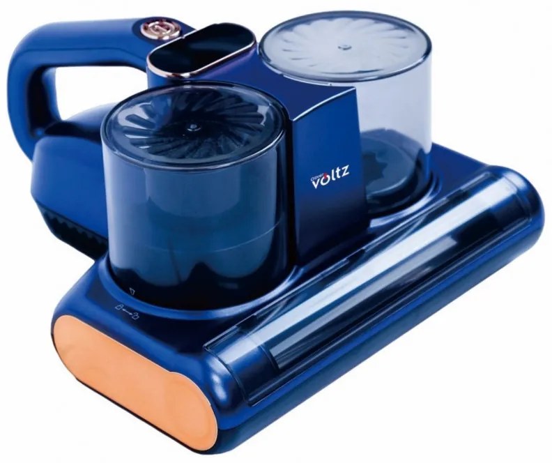 Aspirator antiacarieni Oliver Voltz OV51003B, Fara fir, 120W, 14.8V 2500mAh, UVC LED, Ultrasonic, Albastru