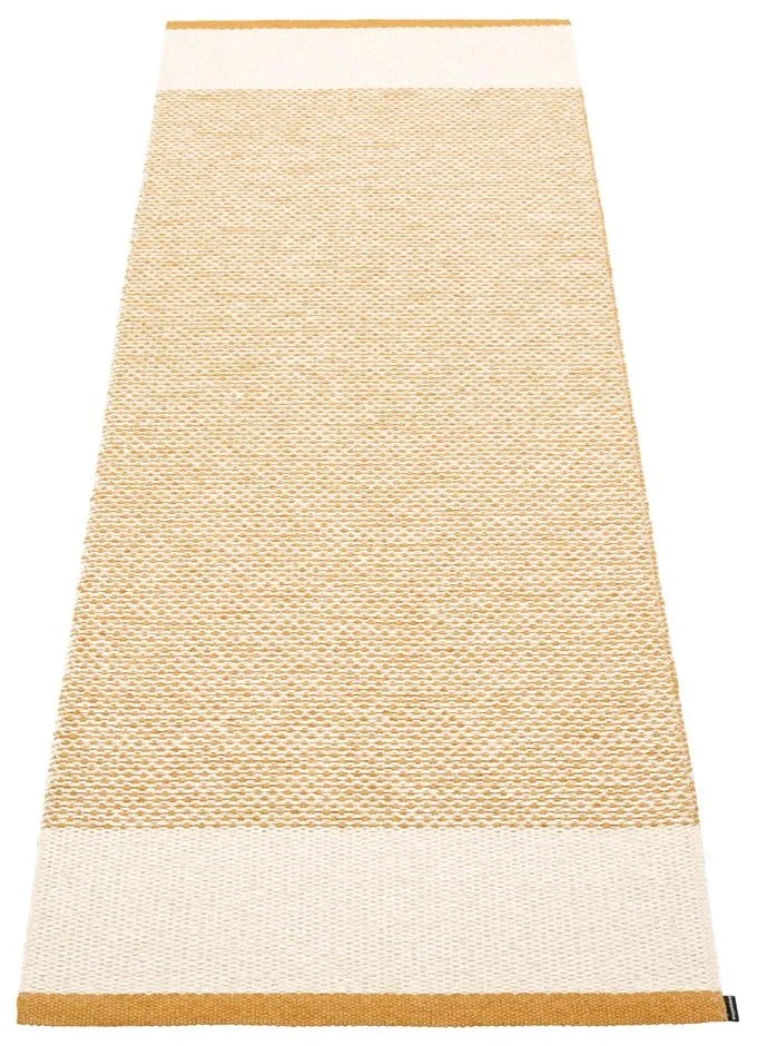 Covor tip traversă pentru interior și exterior galben ocru 85x260 cm Edit Ochre – Pappelina