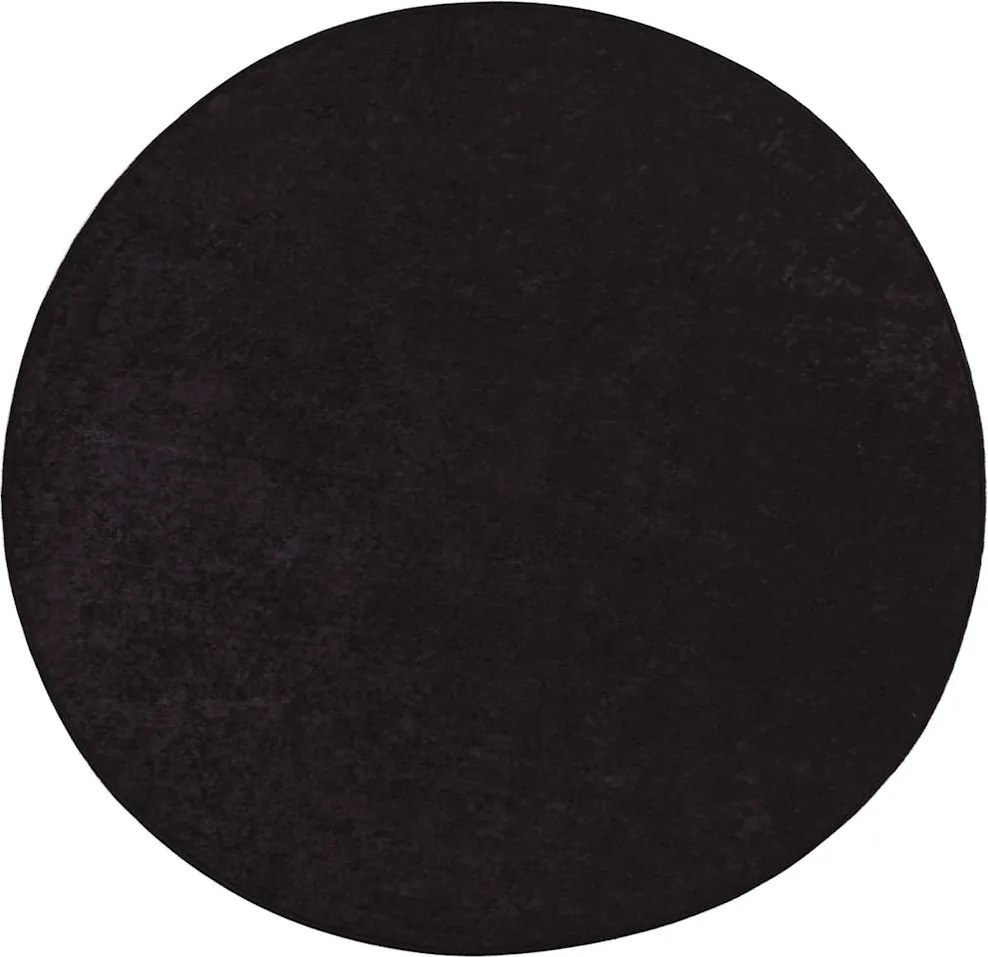 vidaXL Covor lavabil, antracit, φ120 cm