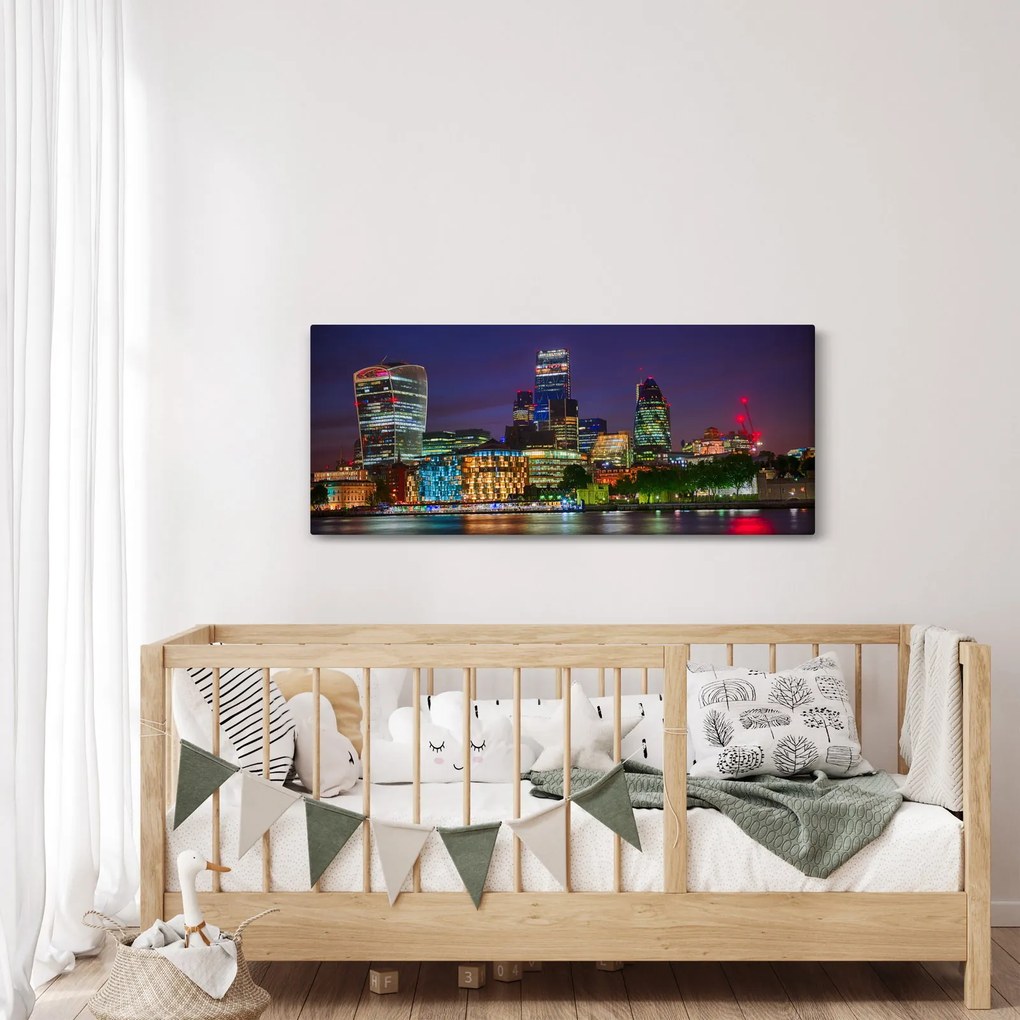 Tablou - Londra seara (120x50 cm)