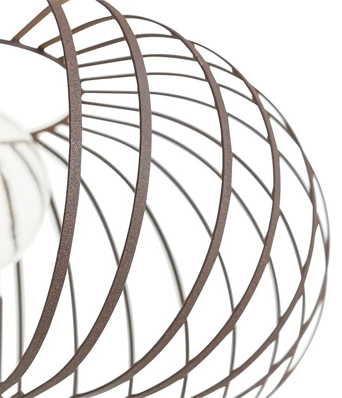 Lampa de podea de design maro ruginiu - Johanna