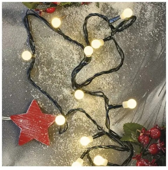 Ghirlandă LED de Crăciun 300 LED/230 V/8 funcții/35 m/IP44/alb cald