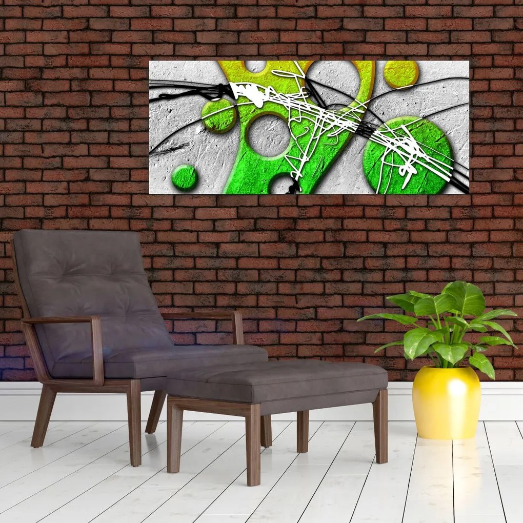 Tablou abstract (120x50 cm)