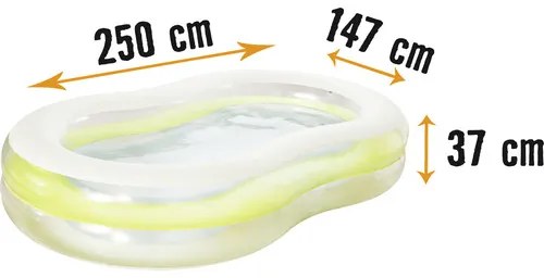Piscină gonflabilă Jumbo 250x147x37 cm
