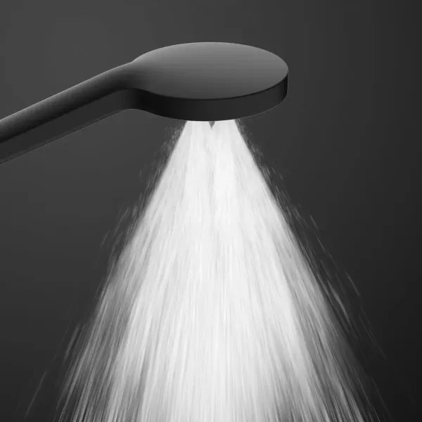 Schütte 60076 - Set de duș cu baterie termostatică MADURA FRESH, negru