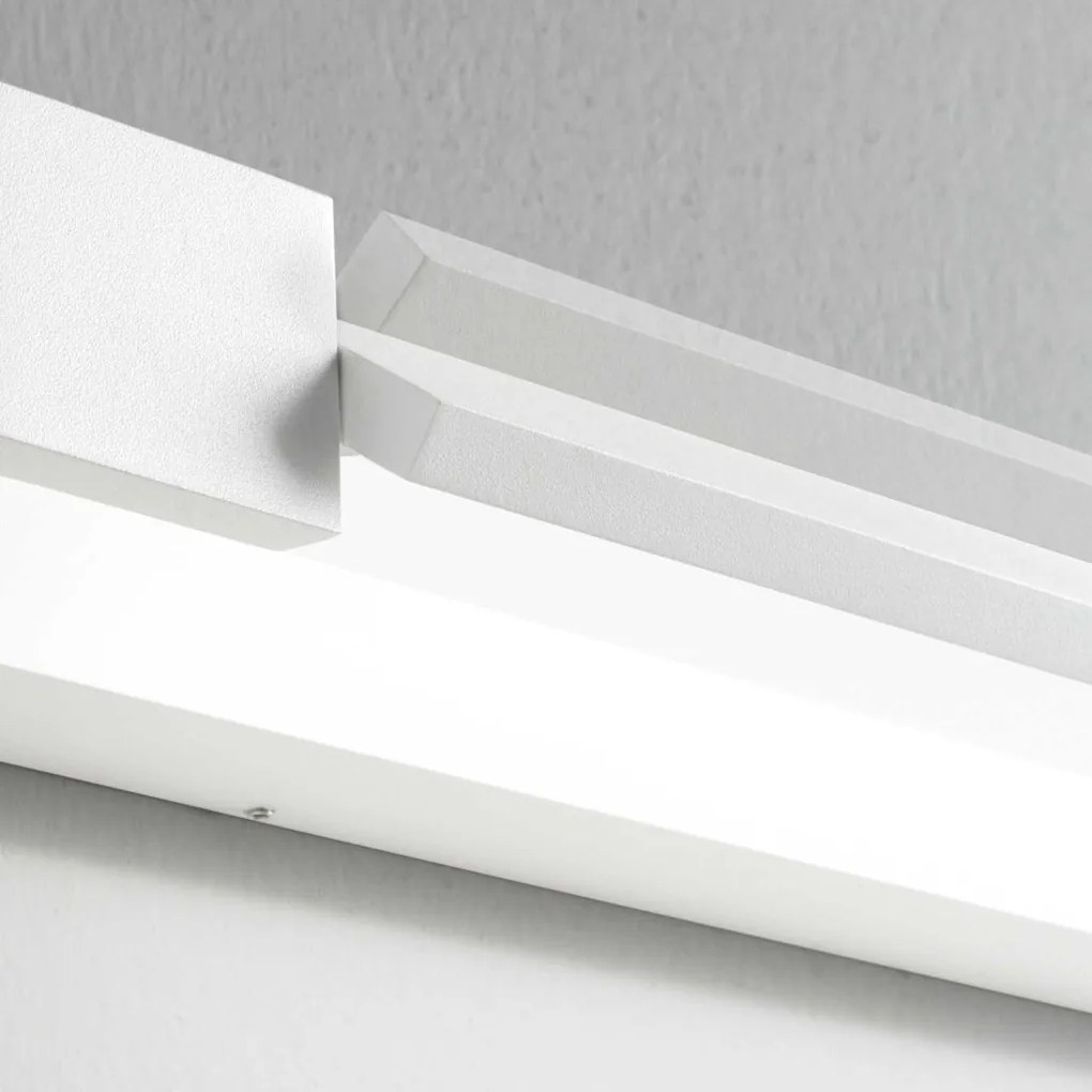 Aplica de perete Led orientabila Balance ap d45 alba