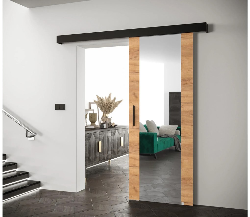 Uși culisante 70 cm Slavdro 2 (craft auriu + negru mat). 1108732