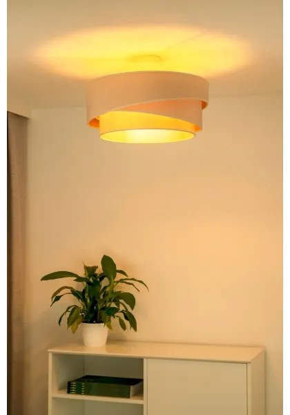 Lustră aplicată Duolla KOBO 1xE27/15W/230V d. 45 cm crem