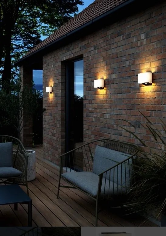 Aplica LED solara de exterior cu senzor de miscare IP44 Piola