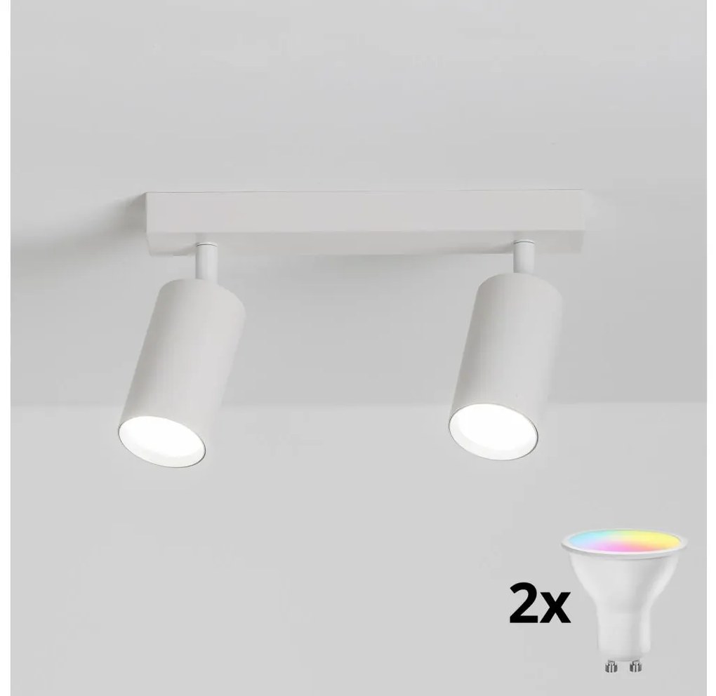 Brilagi - Spot LED RGBW dimmabil SELE 2xGU10/4,8W/230V alb