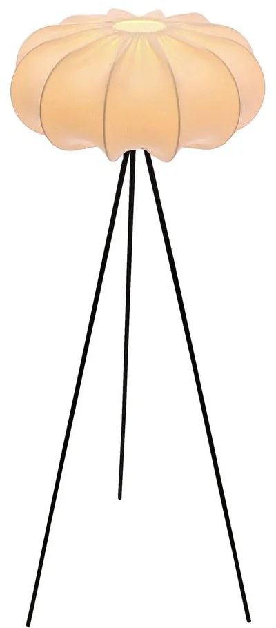 Lampadar alb cu abajur textil (înălțime 147 cm) Cafee – Candellux Lighting