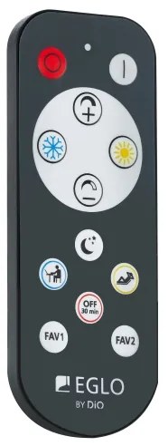 Plafonieră LED dimabilă SIBERIA LED/34W/230V Eglo 900465 + telecomandă