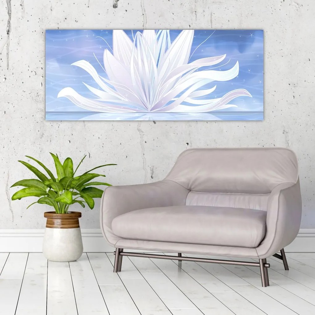 Tablou - Floare de lotus (120x50 cm)