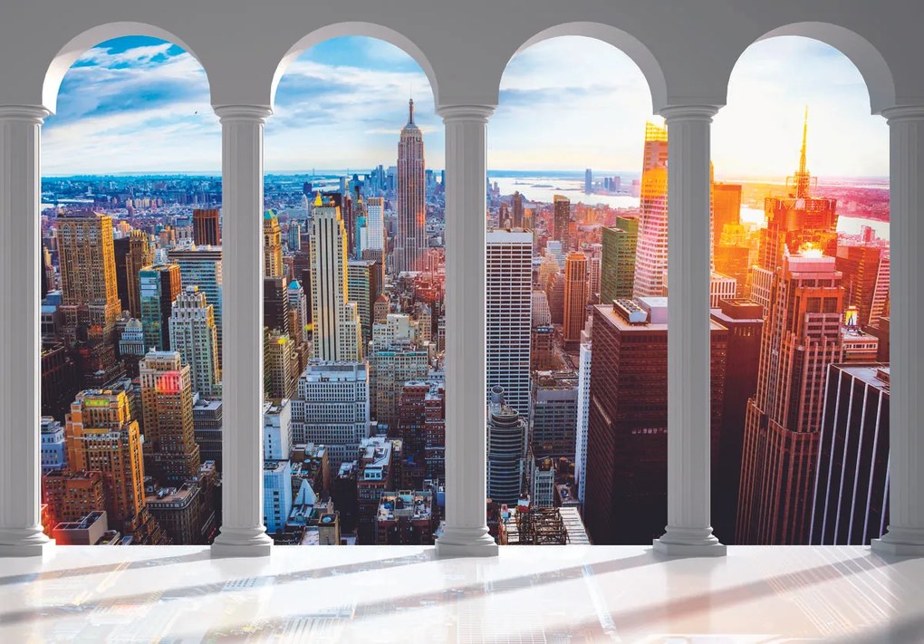 Fototapet - Privire srpe New York City (254x184 cm)