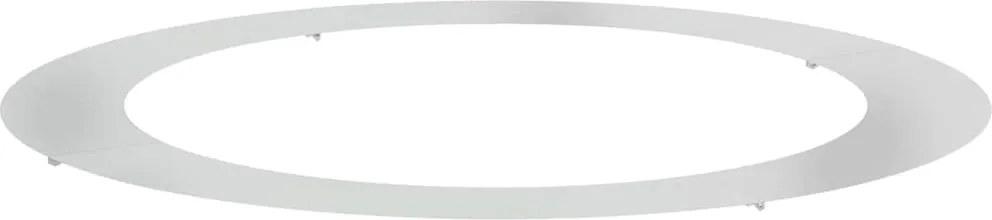 vidaXL potrivit pentru inel de copac plat Argintiu Ø90 / 120 cm