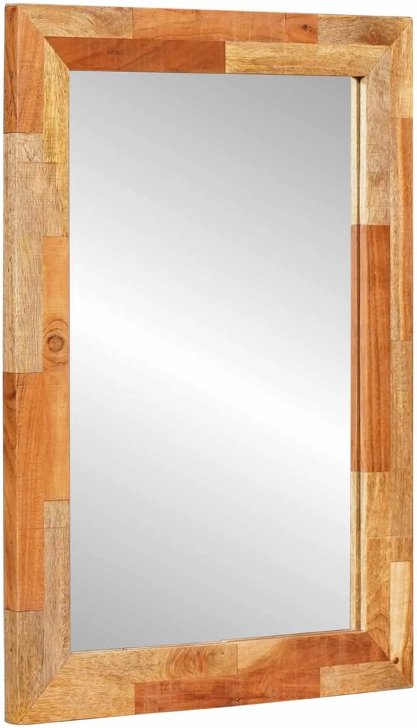 vidaXL Oglindă pentru baie Stejar Artizanal 50 x 70 x 2,5 cm