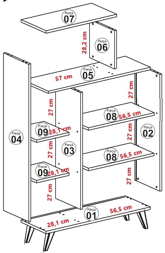 Raft Ferdinand (Nuc + Galben). 1071847