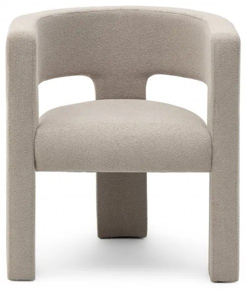 Fotoliu de design bej inchis ALPAH LOOP