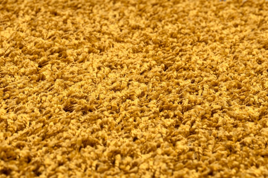 Covor SOFFI cerc shaggy 5cm aur