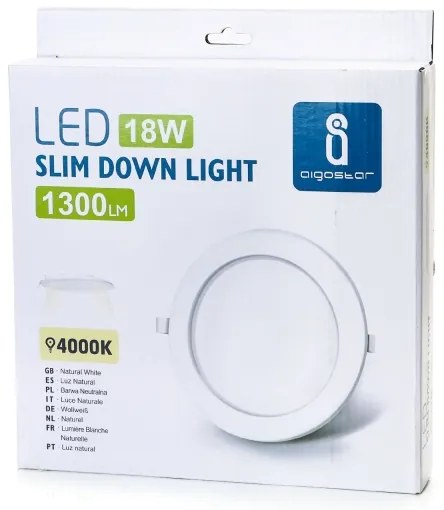 Corp de iluminat LED încastrat Aigostar ULTRATHIN LED/18W/230V 4000K alb