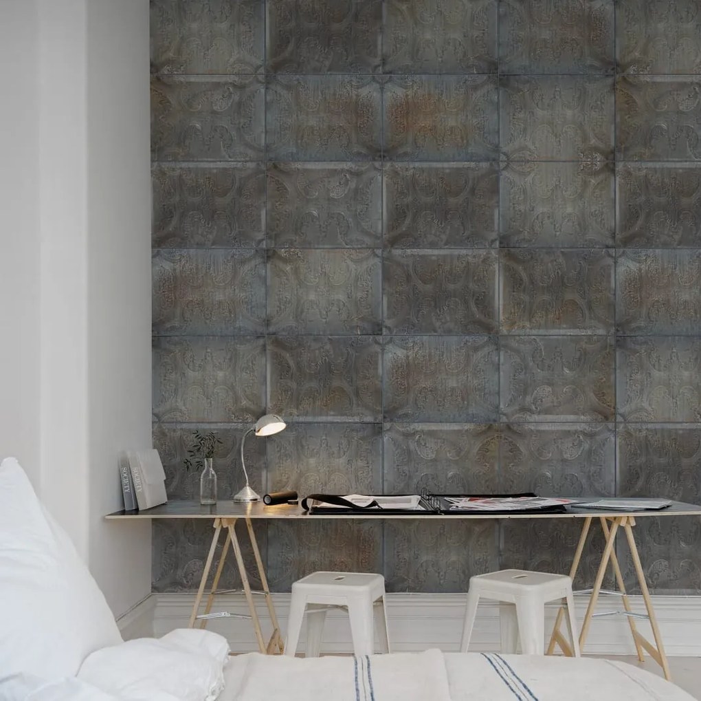 Fototapet, Tin Plates, Ontario, Black, Rebel Walls