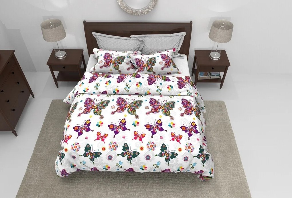 Pilota de Vara Papillons, Microfibra Matlasata, 180x200 cm, 150g/mp