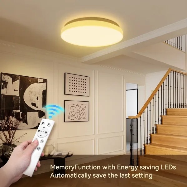 Brilagi - Lampă LED dimabilă MILKY WAY LED/24W/230V 3000-6500K, Ø 38 cm + telecomandă