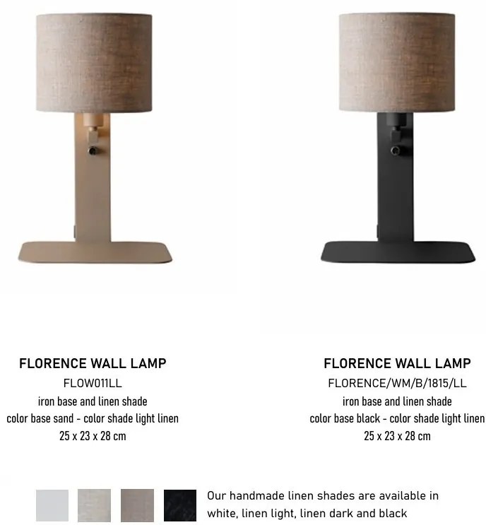 Aplica cu raft, port USB si abajur textil alb Florence