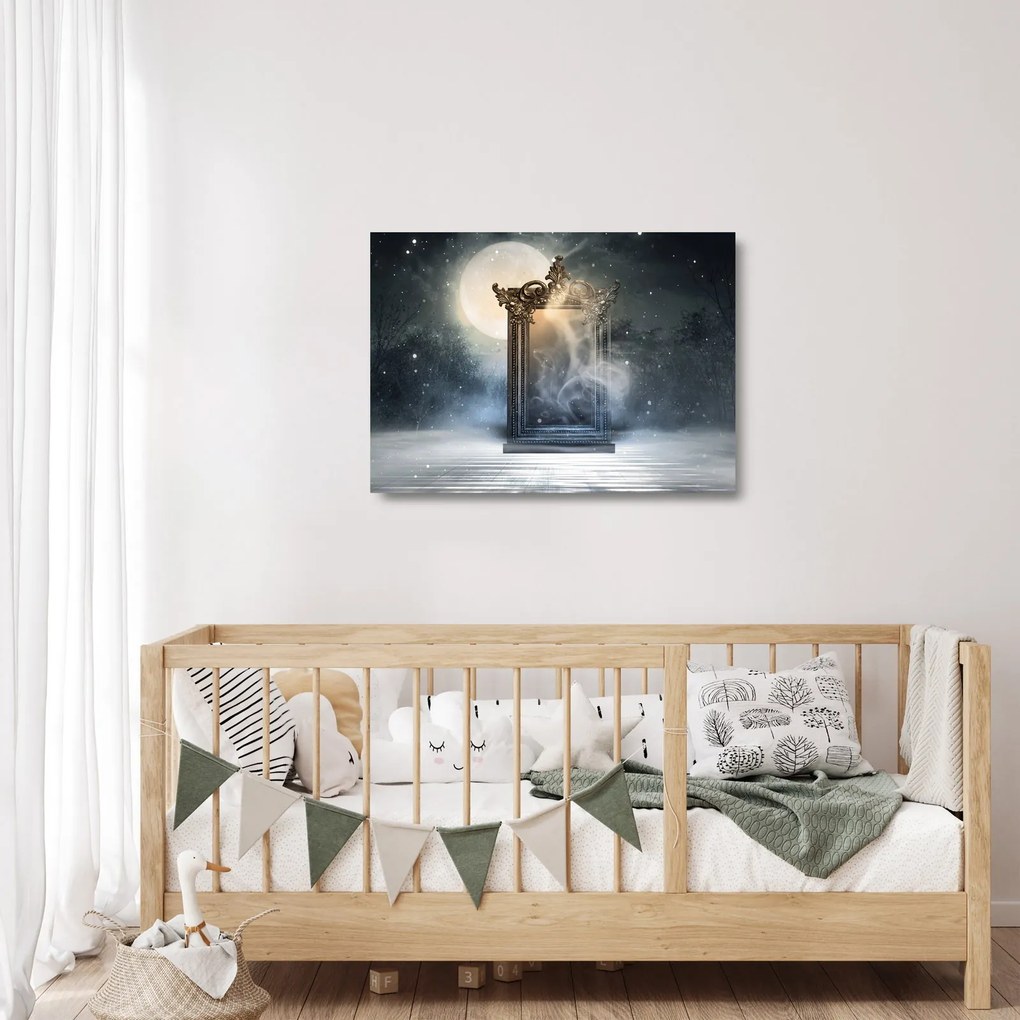 Tablou pe sticlă - Oglindă magică (70x50 cm)