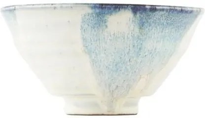 Bol Ceramic Alb si Albastru MIO - Ceramica Alb Diametru (14 cm) Inaltime (7 cm)