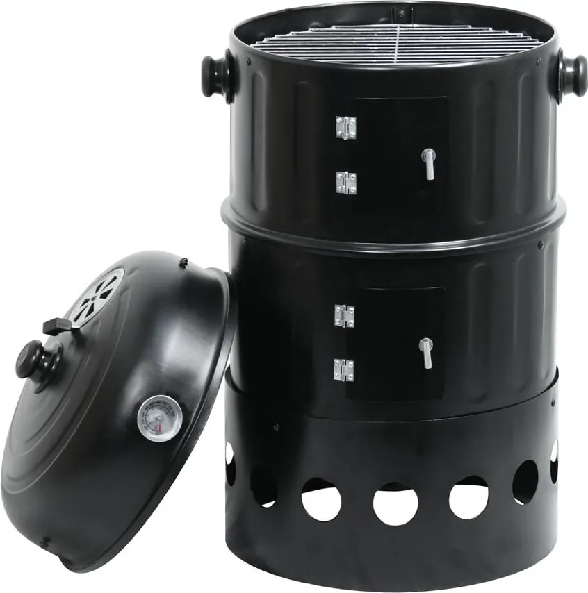 Grătar/afumătoare pe cărbuni Cattara Pisa, ø 40 cm