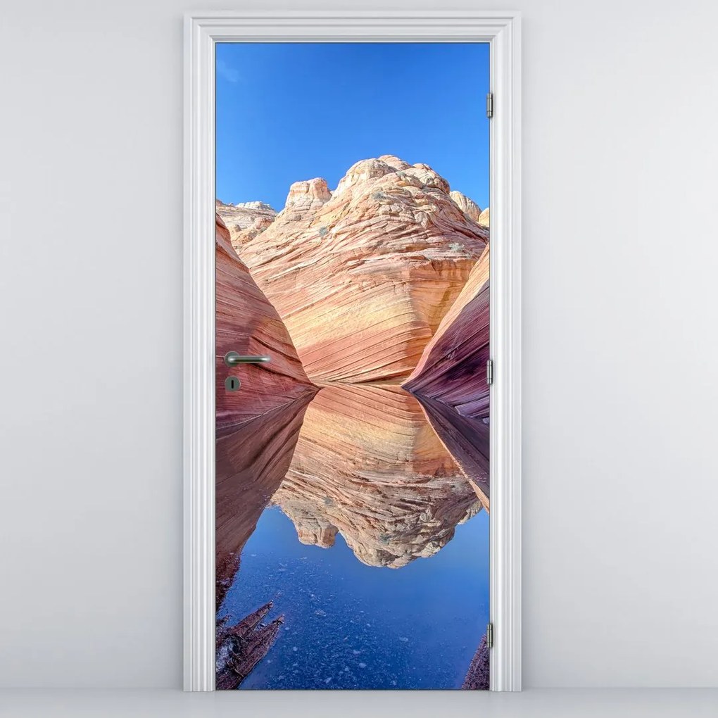 Fototapet pentru ușă - Valuri din Arizona (95x205cm)